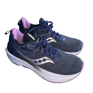 Saucony Guide 17 Running Shoes Navy Orchid Lace Up S10937106 Women’s 7.5 NWOT